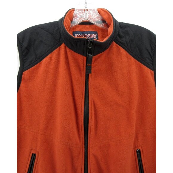 VINTAGE Jansport Vest Small Fleece Jacket Coat Full Zip Windbreaker - Picture 2 of 8